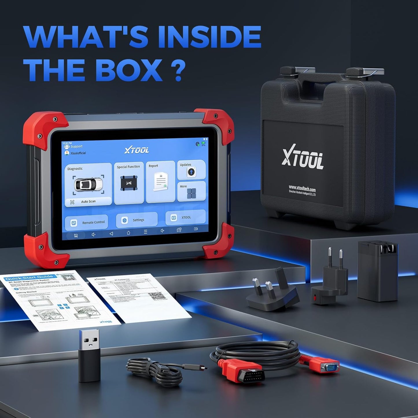 XTOOL D7 Bidireccional Escaner 2025 FCA, CANFD