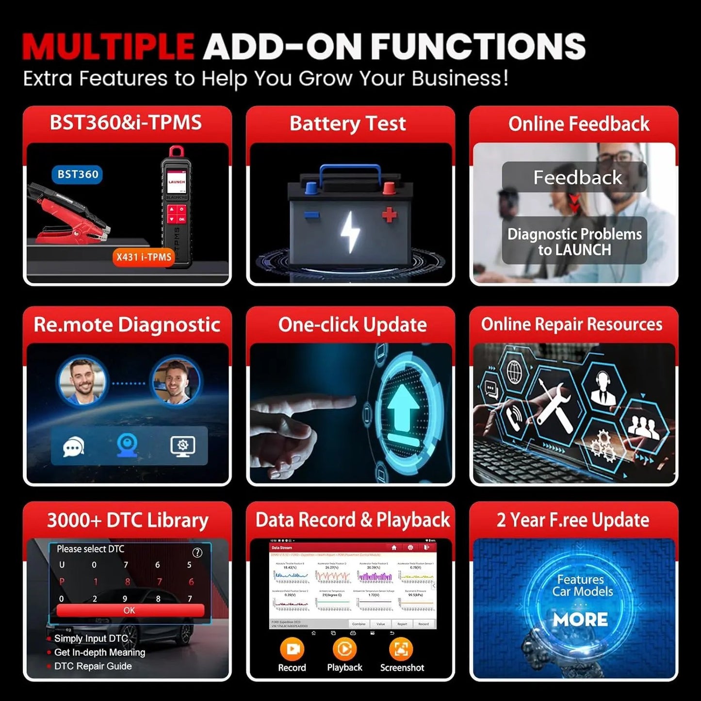 Launch X431 CRP919EBT 2025 escáner de diagnóstico de sistema completo ESCANER AUTOMOTRIZ