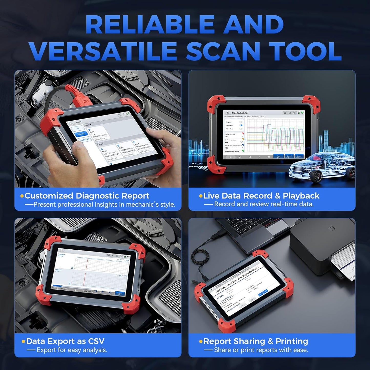 XTOOL D7 Bidireccional Escaner 2025 FCA, CANFD