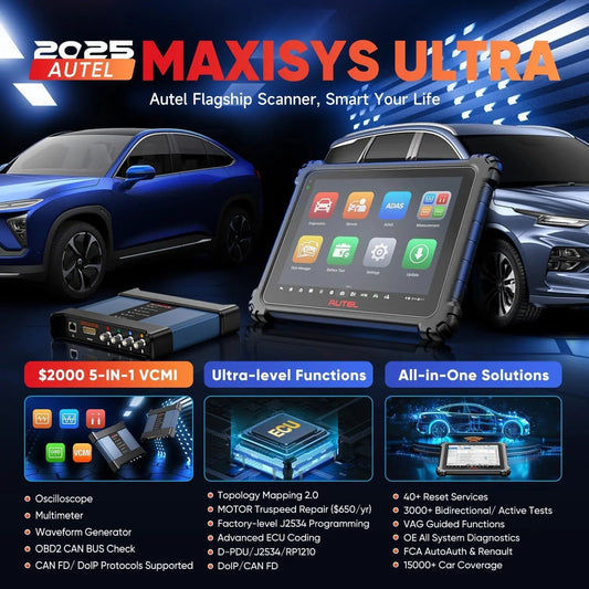 Autel MaxiSYS Ultra Escáner Inteligente 2025 Ultra Lite MS909 Elite 2 Pro ESCANER AUTOMOTRIZ