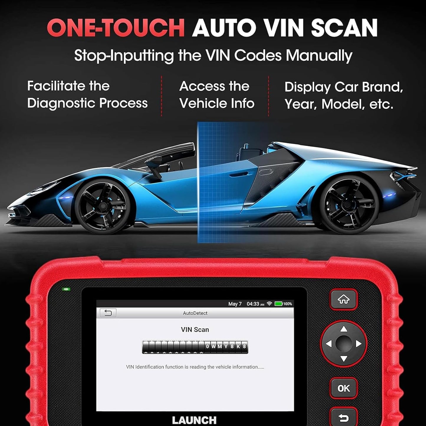 LAUNCH OBD2 Escaner CRP123X Elite, 2025 actualización gratis