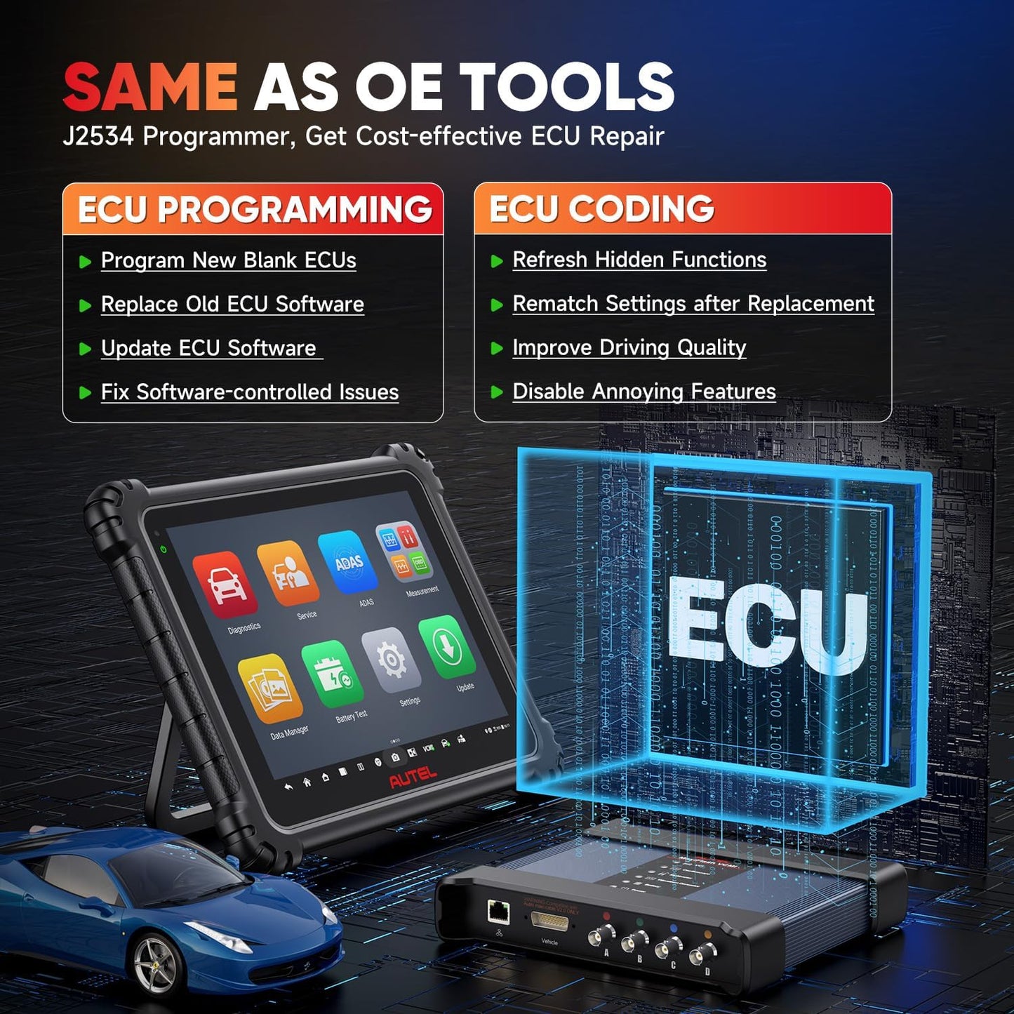 Autel MaxiSYS Ultra Escáner Inteligente 2025 Ultra Lite MS909 Elite 2 Pro