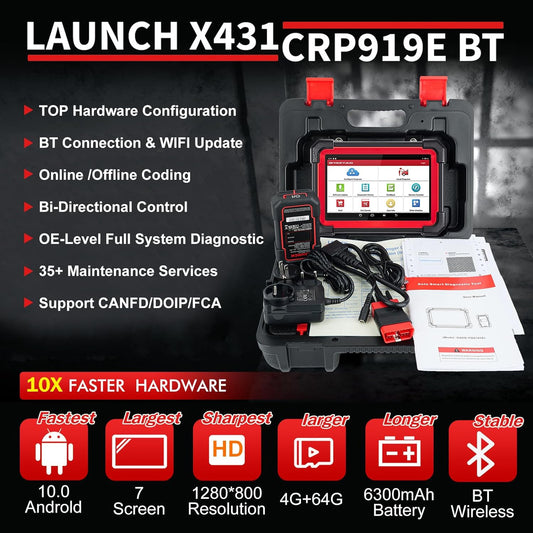 Launch X431 CRP919EBT 2025 escáner de diagnóstico de sistema completo